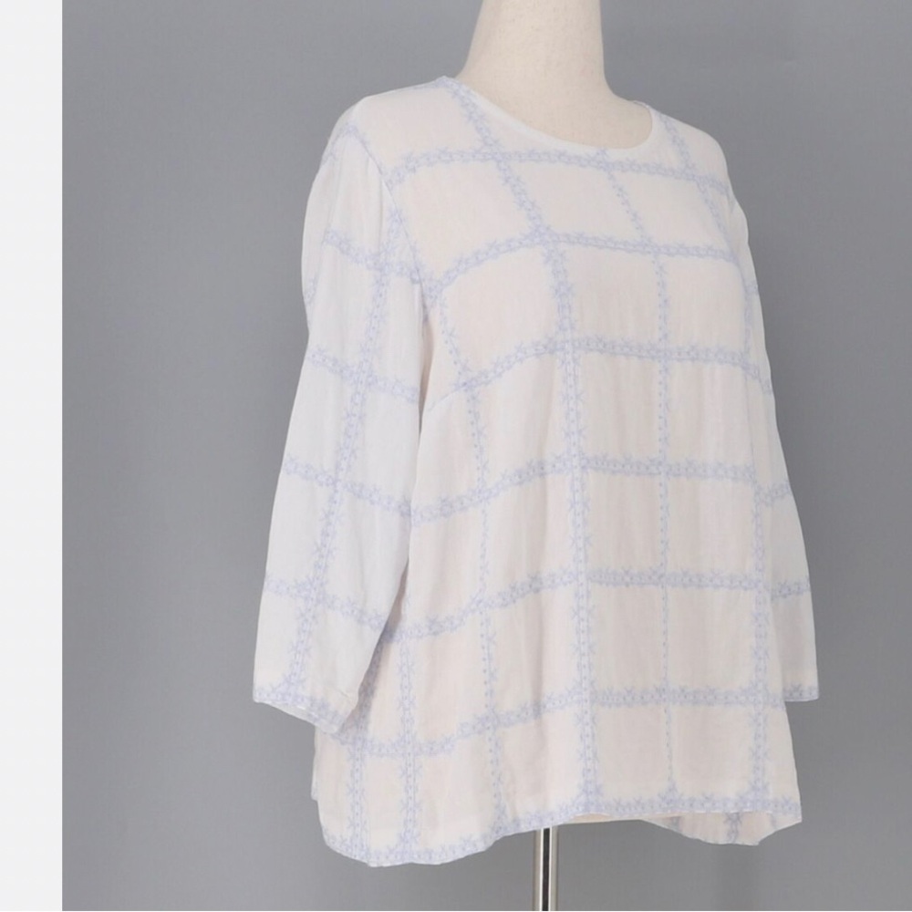 J. Jill Embroidery Tunic Top